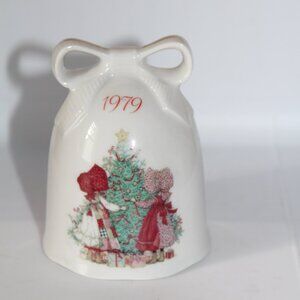 🍁5/$25🎃 Holly Hobbie Christmas Bell 1979